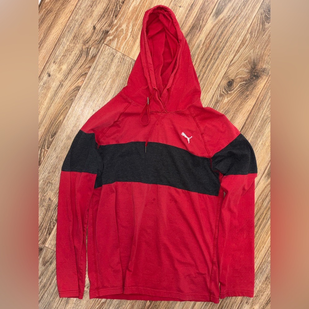 Puma Red and Black Hoodie